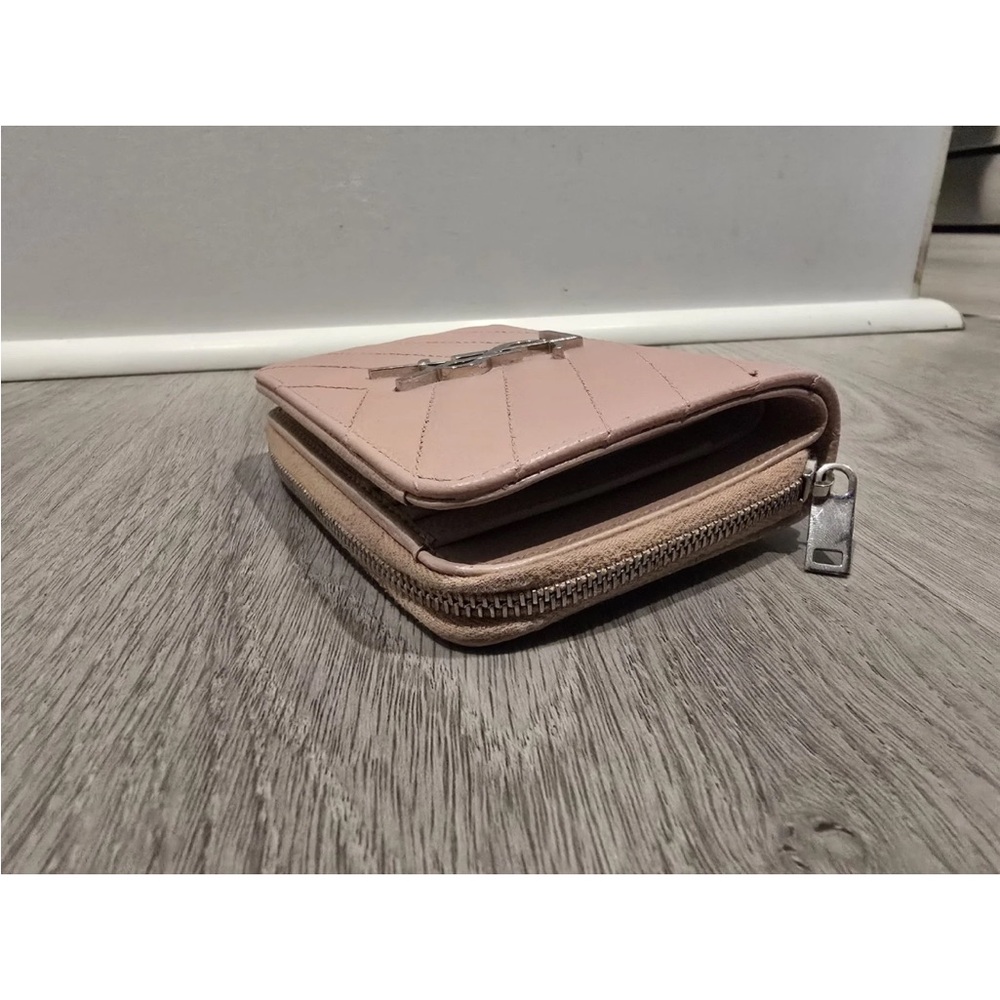 YSL Saint Laurent Cassandre Quilted Leather Zip Wallet - Picture 3 of 8